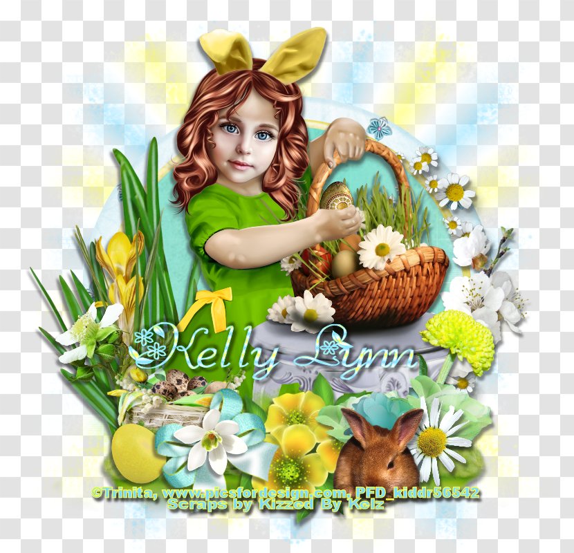 Easter Bunny Flower - Hello Spring Transparent PNG