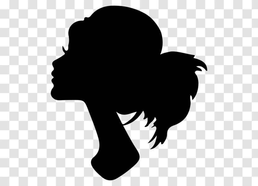 Black Head Silhouette Nose Wing - Logo Blackandwhite Transparent PNG