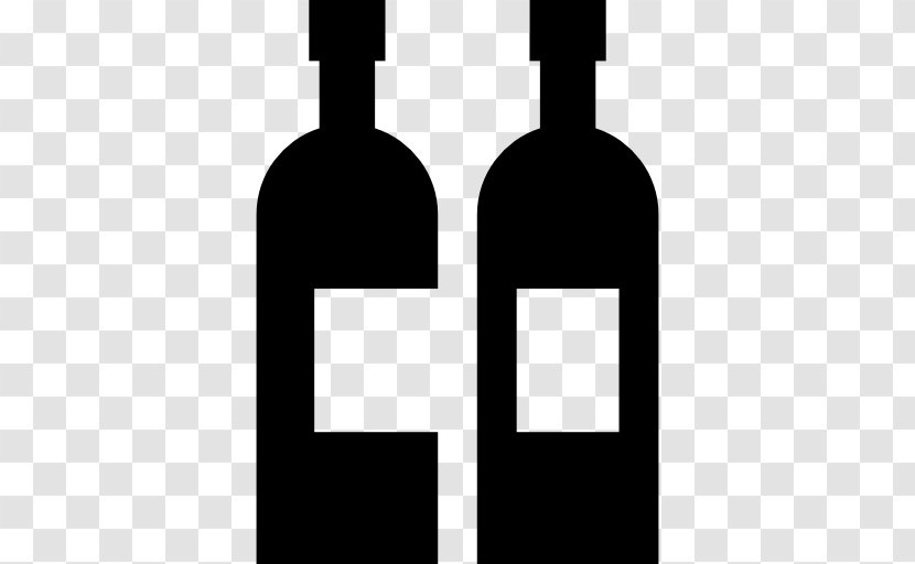 Wine Fizzy Drinks Alcoholic Drink - Black And White Transparent PNG