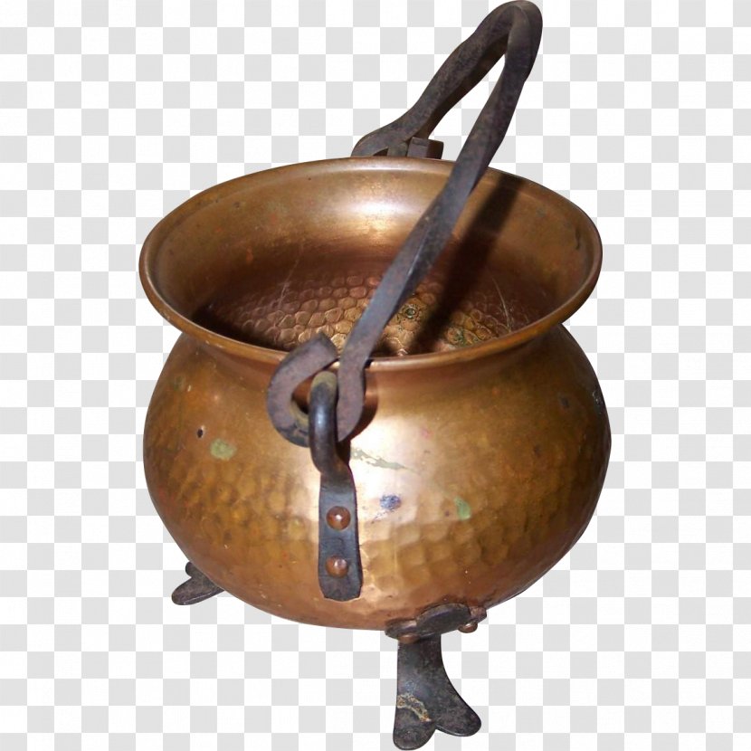 Cauldron Cookware Copper Hammer Handle Transparent PNG