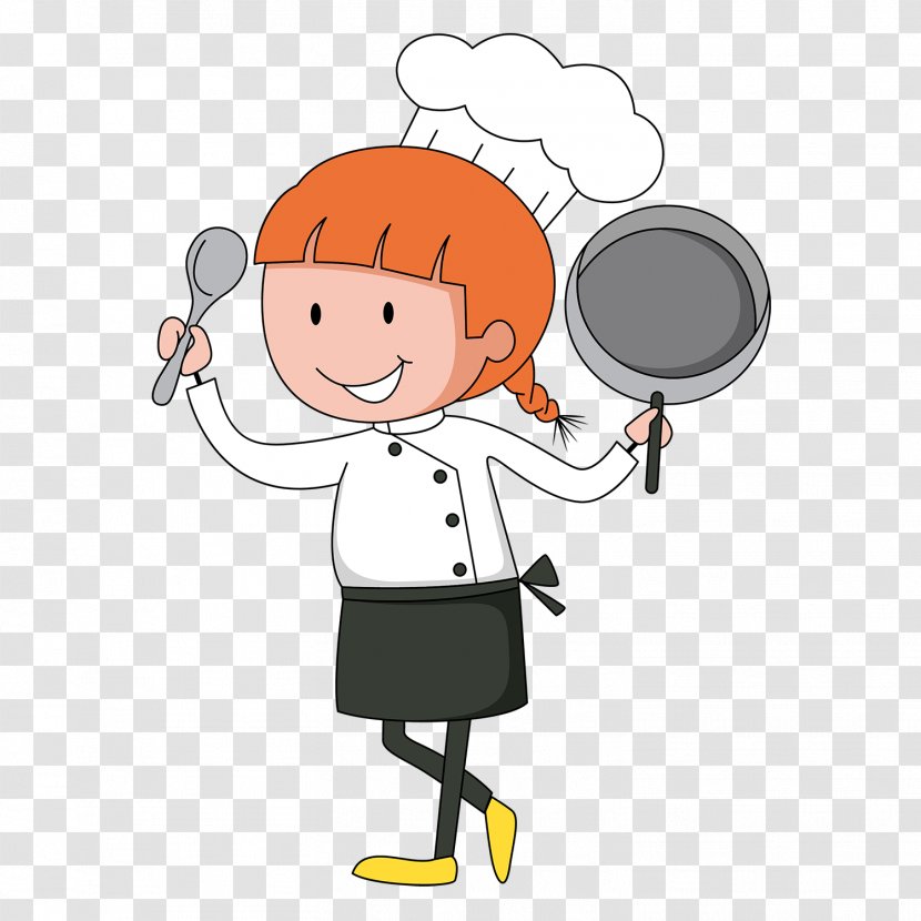Chef Cooking Cuisine - Frying Transparent PNG