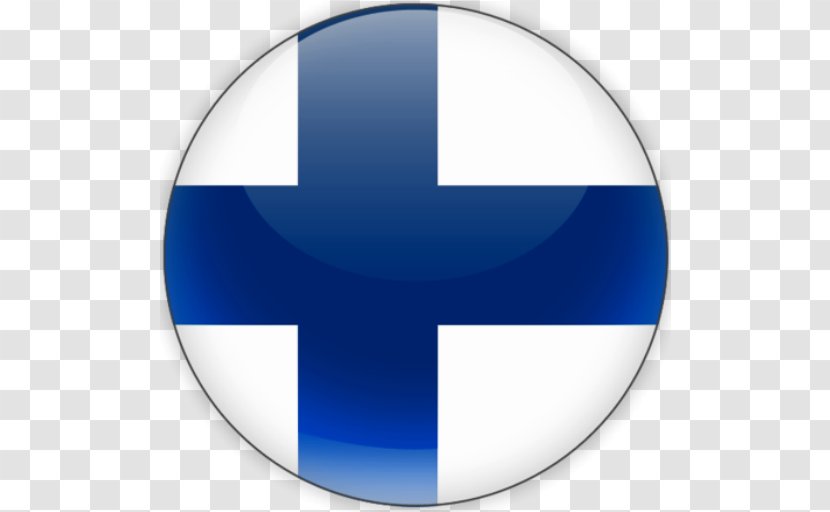 Flag Cartoon - Blue - Symbol Button Transparent PNG