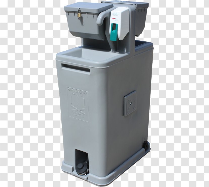 Hand Washing Portable Toilet Sink PolyPortables, LLC - Sanitation Transparent PNG