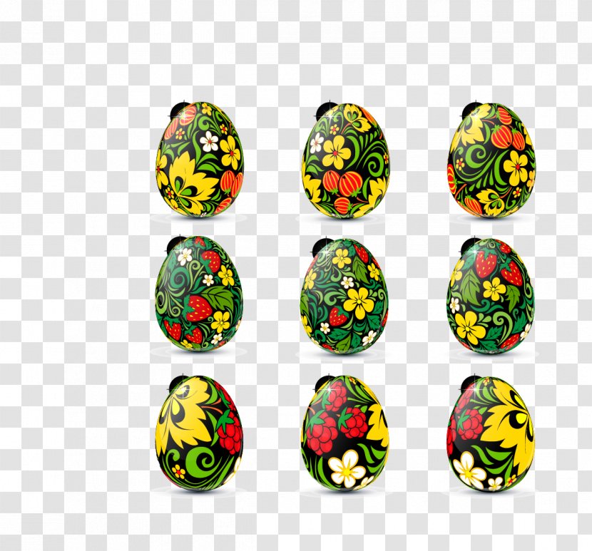 Easter Egg Clip Art - Flower Transparent PNG