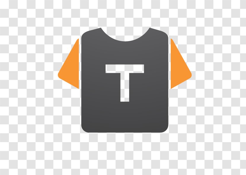 Printed T-shirt Flat Design - Orange Transparent PNG