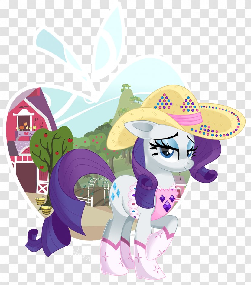 Rarity Pony Rainbow Dash Applejack Fluttershy - Fictional Character - Horse Transparent PNG