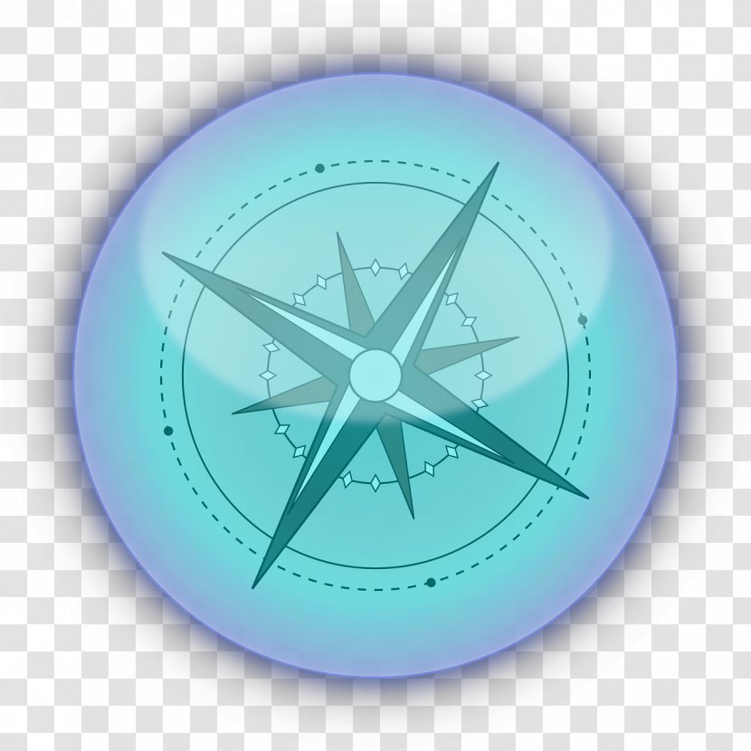 Compass Rose Electronic Chart Display And Information System North Clip Art - Navigation Transparent PNG