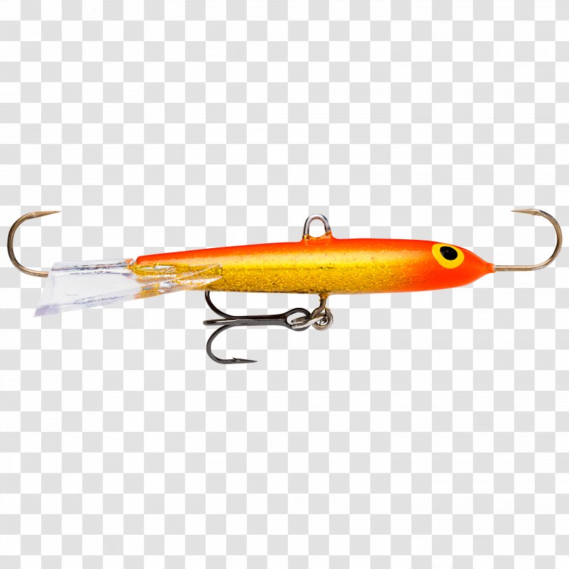 Plug Rapala Ice Fishing Spoon Lure - Orange Transparent PNG