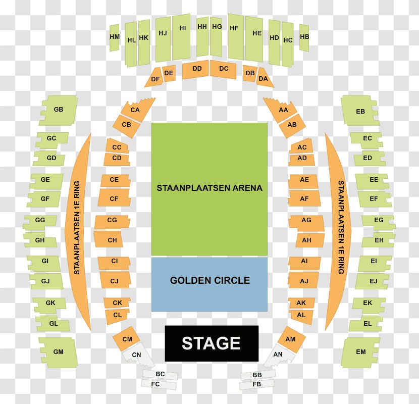 Ahoy Rotterdam League Of Legends Stadium Aircraft Seat Map - Timeskip Transparent PNG