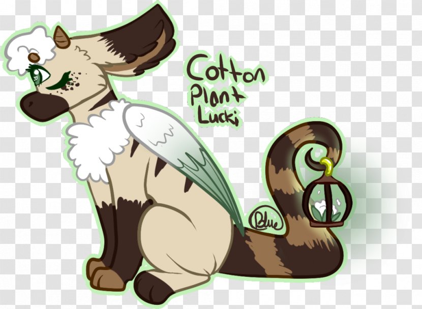Cat Horse Cartoon Mammal - Cotton Plant Transparent PNG