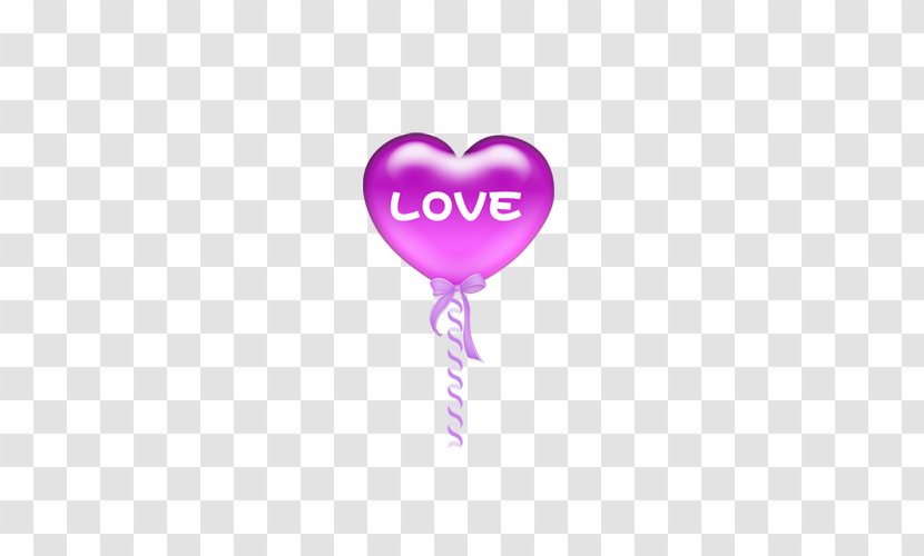 Balloon Pink Heart - Valentine S Day - Heart-shaped Balloons Image Transparent PNG