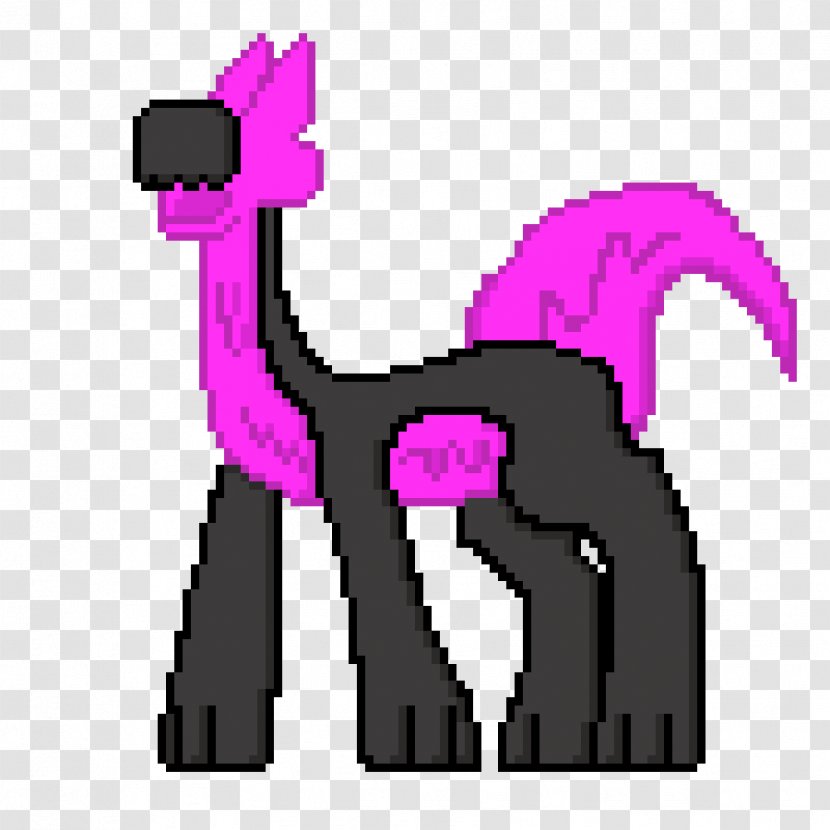 Horse Pink M Character Clip Art - Purple Transparent PNG