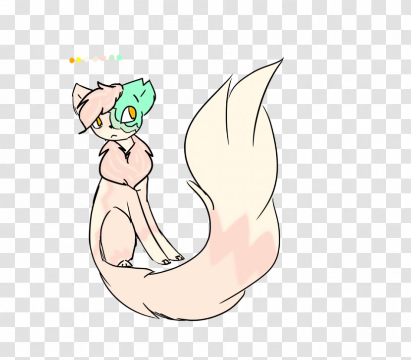 Ear Cat Mermaid Tail - Heart Transparent PNG