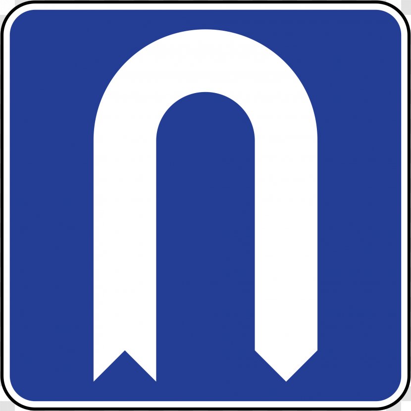 Road Signs In Singapore No U-turn Syndrome Traffic Sign - Information - U Transparent PNG