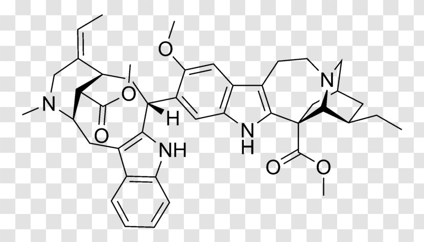 Voacamine Voacanga Africana Indole Alkaloid Chemistry - Watercolor - Chemical Molecules Transparent PNG