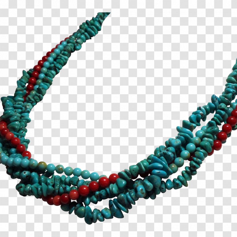Turquoise Necklace Bead Emerald - Nugget Transparent PNG