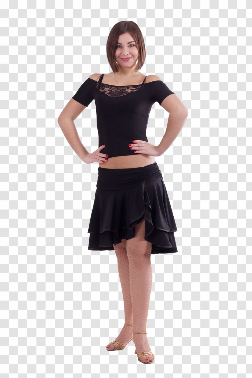 Little Black Dress Clothing Blouse Женская одежда - Watercolor Transparent PNG