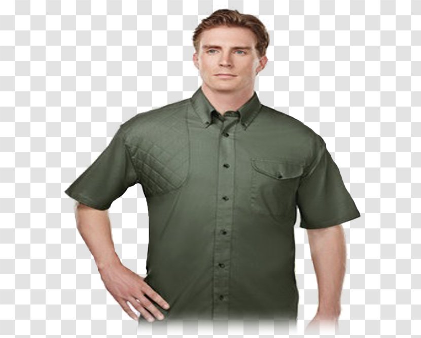 Dress Shirt Collar Sleeve Abdomen - Button Transparent PNG