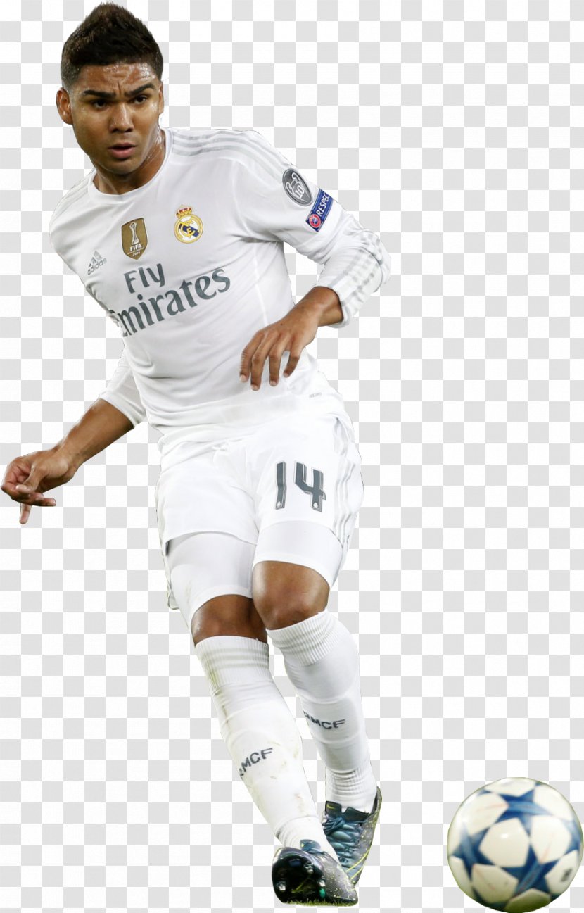Casemiro Real Madrid C.F. Football Player - Ball - Soccer Transparent PNG