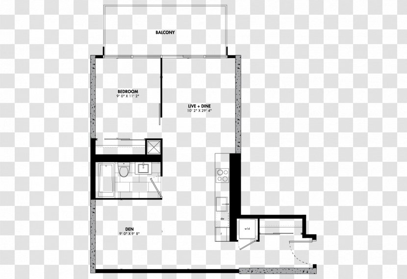 Floor Plan Furniture Line - Drawing - Design Transparent PNG