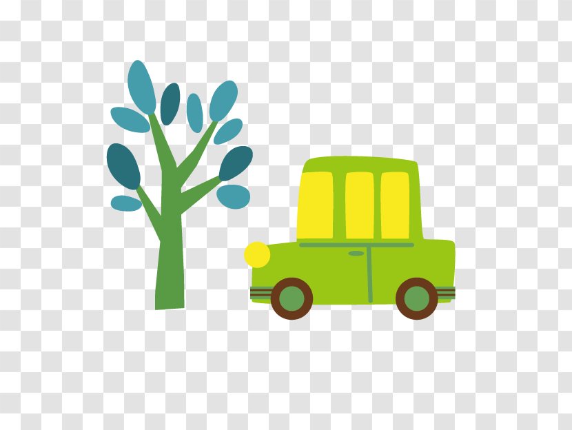 Car Drawing Gratis - Grass Transparent PNG