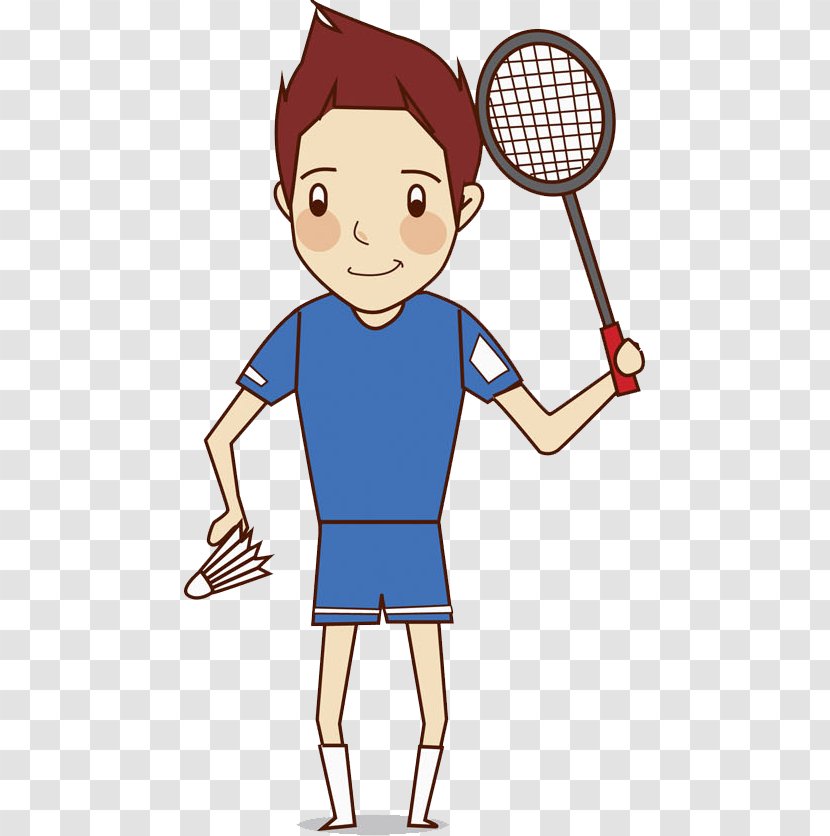 Badminton - Watercolor - The Boy Who Plays Transparent PNG