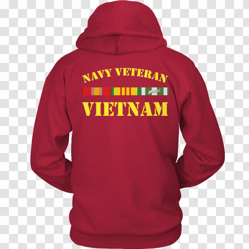 Hoodie T-shirt Bluza Jacket - Sleeve - Vietnam Veterans Transparent PNG
