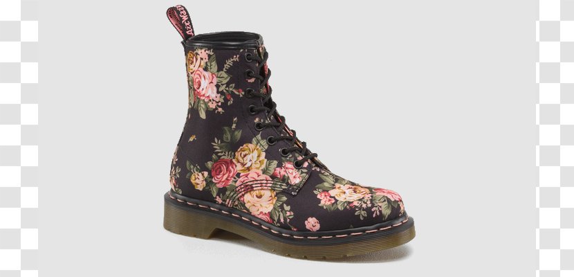 Dr. Martens Boot Shoe Jeans Fashion - Floral Design Transparent PNG