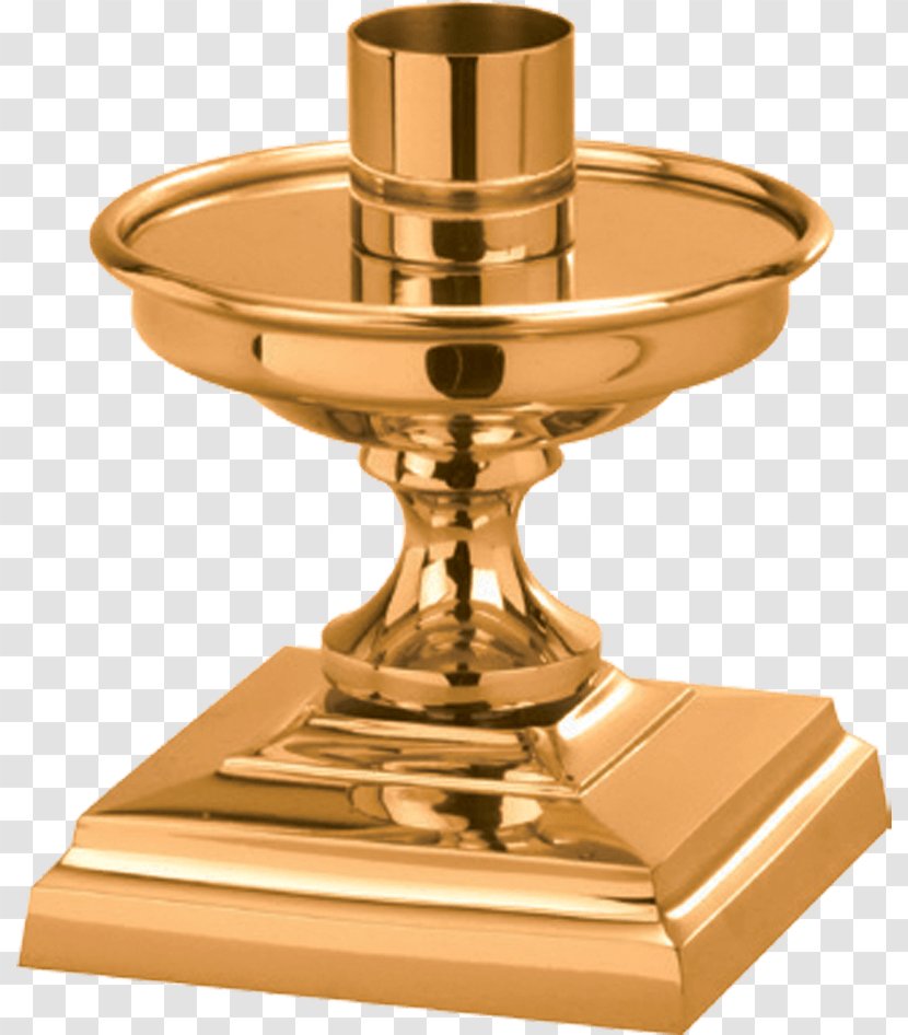 Altar In The Catholic Church Brass Candlestick - Material Transparent PNG