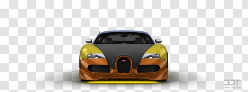 Bugatti Veyron Model Car Automotive Design - Supercar Transparent PNG