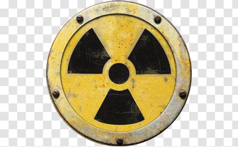 Hazard Symbol Radiation Radioactive Decay - Brass Transparent PNG