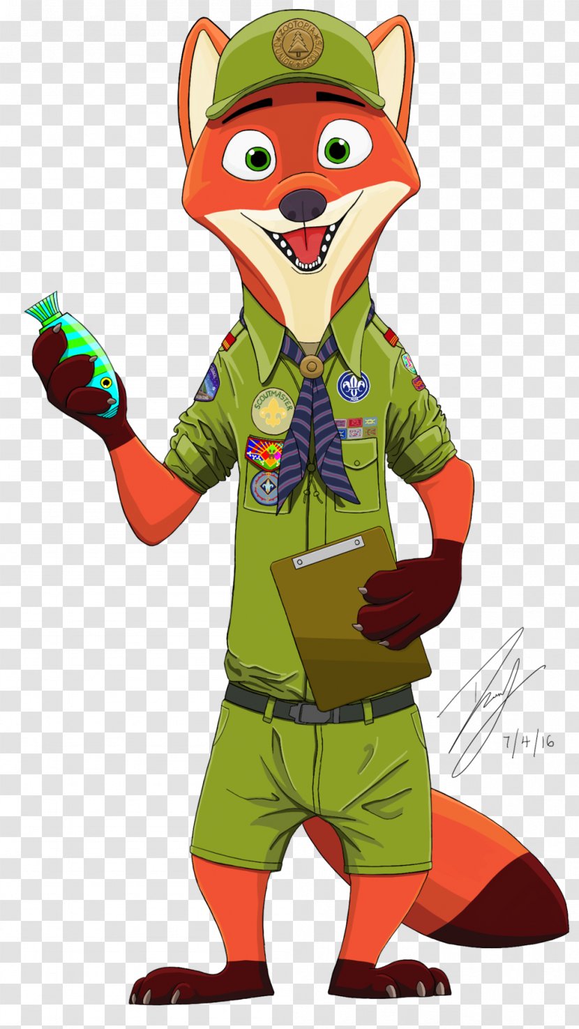 Nick Wilde Digital Art Lt. Judy Hopps - Cartoon - Gabriella Transparent PNG