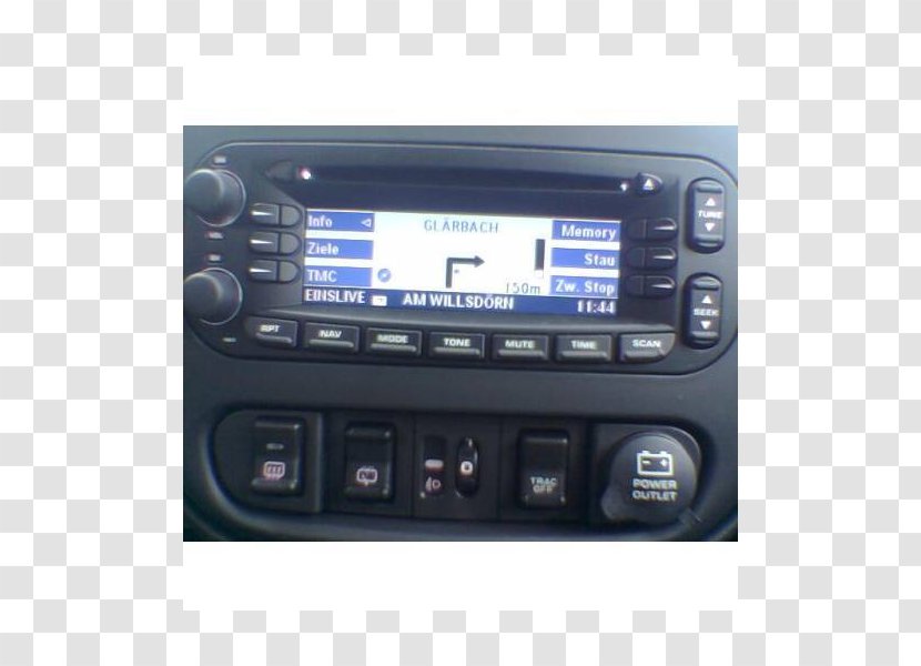 GPS Navigation Systems Software Car Chrysler PT Cruiser Jeep - Vehicle Audio Transparent PNG