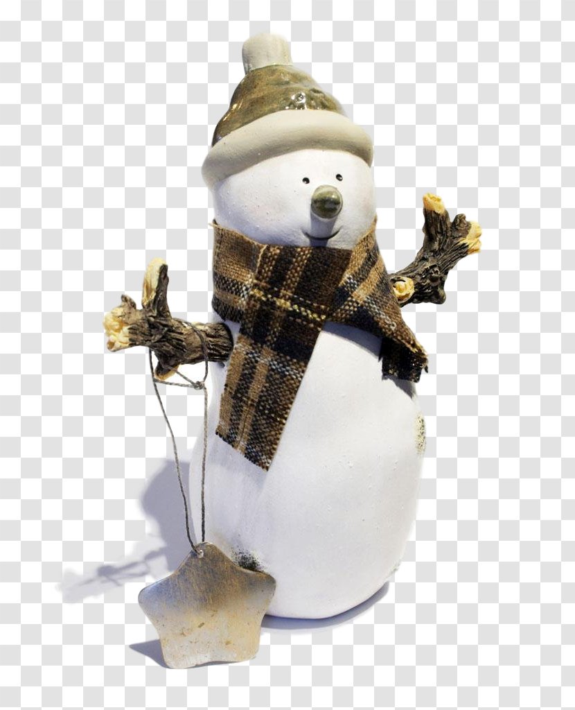Snowman - Figurine - Toy Decorative Nutcracker Transparent PNG