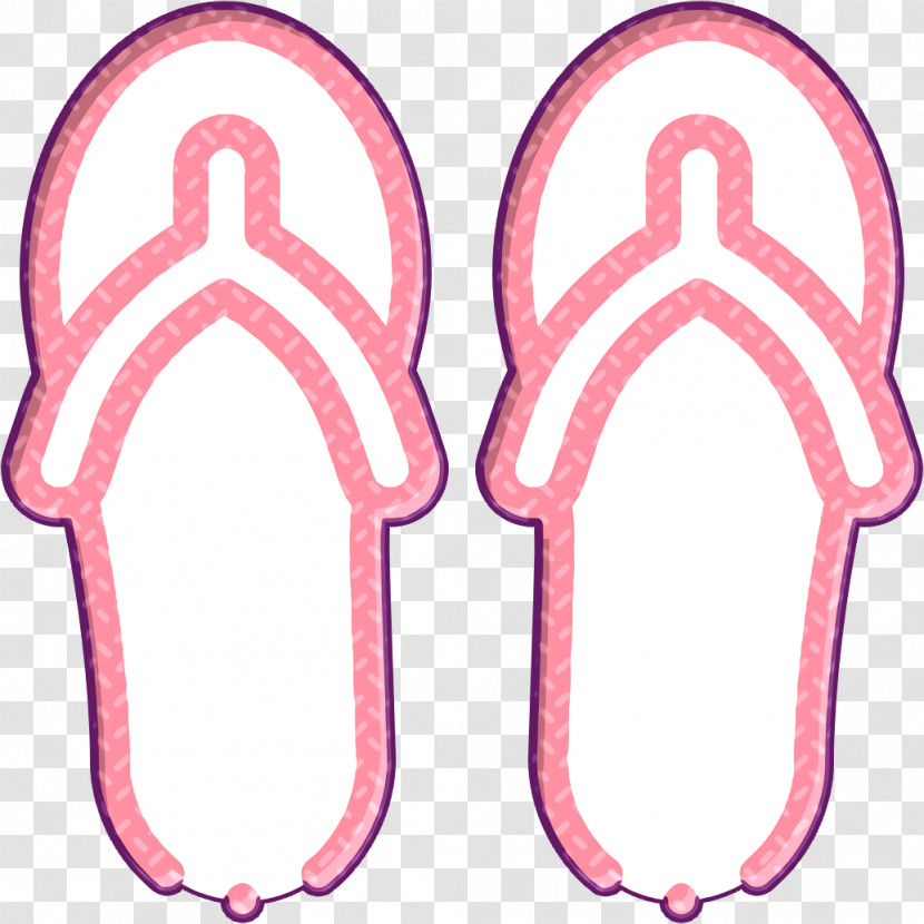 Beach Icon Water Park Icon Flip Flops Icon Transparent PNG
