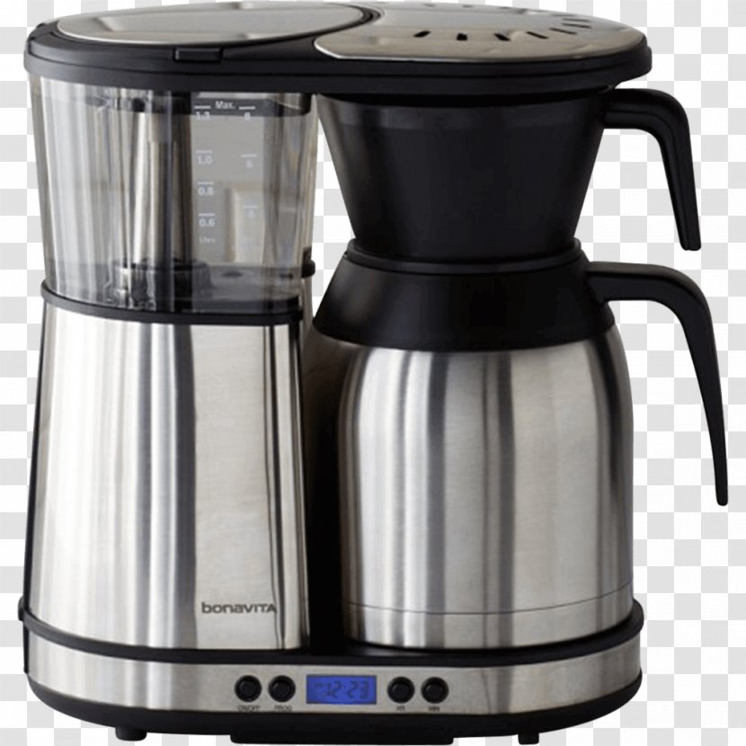 Coffeemaker Carafe Blender Bonavita 8 Cup Coffee Maker - Kettle Transparent PNG