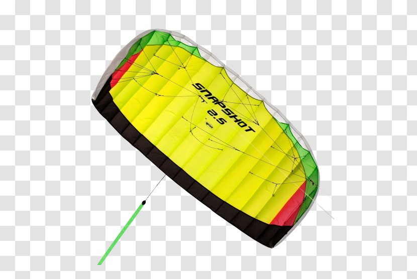 Foil Kite Sport Power Parafoil - Yellow - Speed Transparent PNG