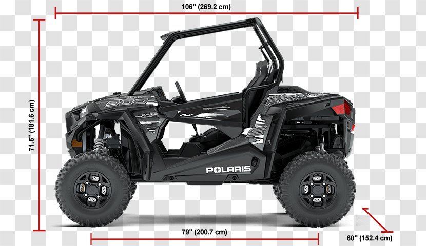 Polaris RZR Industries Side By Motorcycle Car - Wheel Transparent PNG