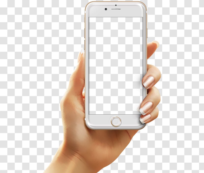 Mobile App Development Android - Feature Phone - Hand Holding A Cell Transparent PNG