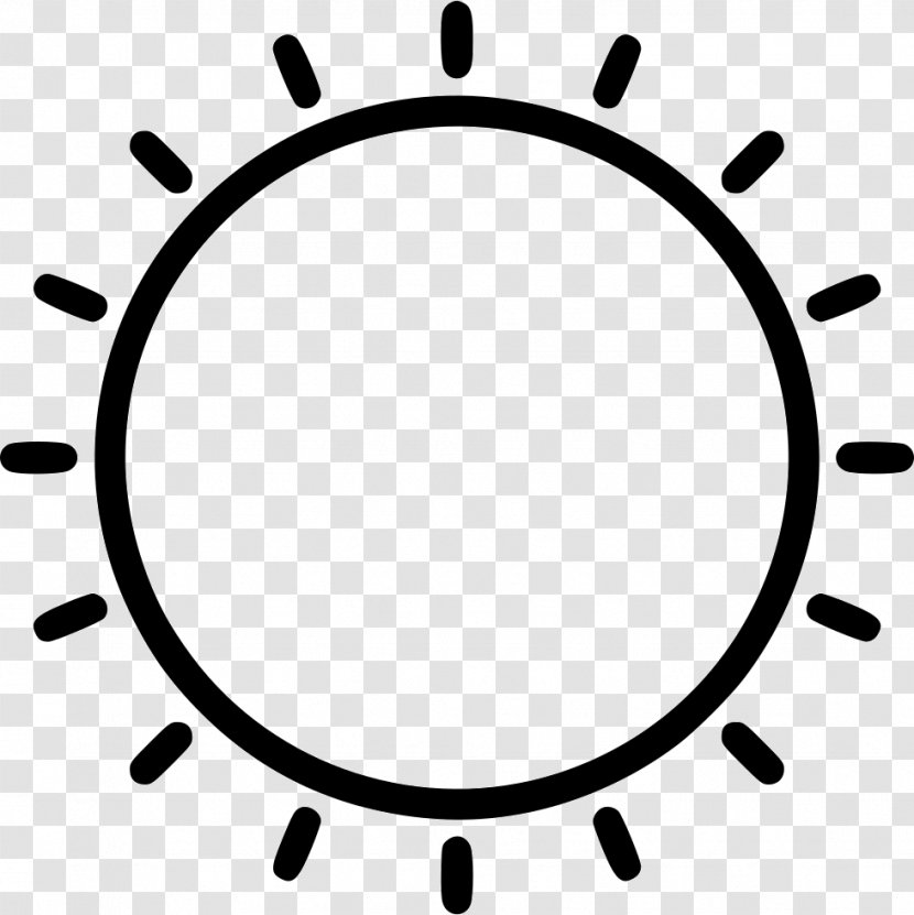 Oval Black And White Icon Design - Flat Transparent PNG