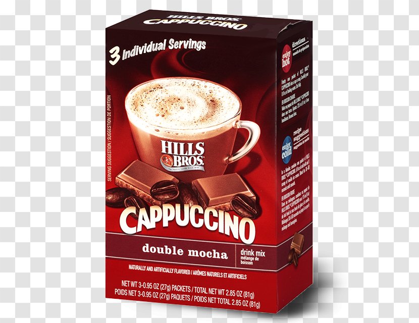 Cappuccino Caffè Mocha Wiener Melange Instant Coffee - Singleserve Container Transparent PNG