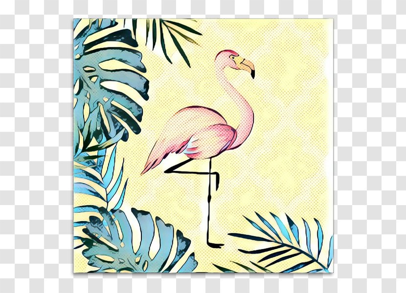 Flamingo - Pop Art - Wildlife Beak Transparent PNG