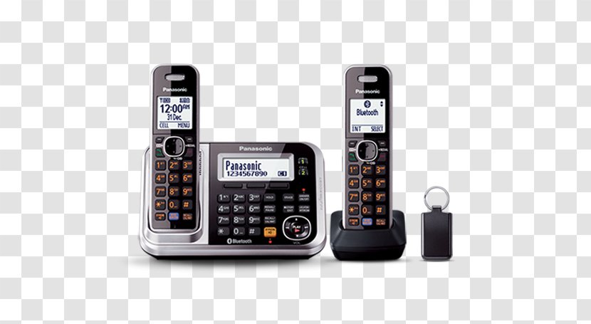Cordless Telephone Digital Enhanced Telecommunications Handset Home & Business Phones - Gadget - Panasonic Phone Transparent PNG