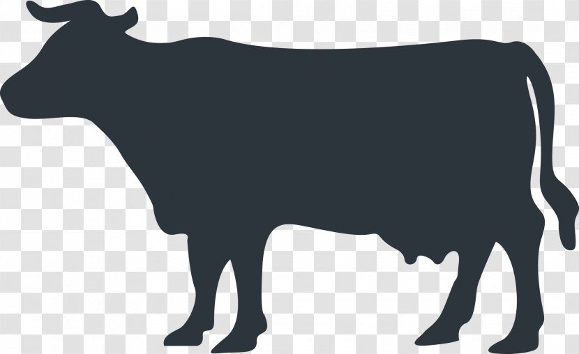 Angus Cattle Silhouette Clip Art - Cow Transparent PNG