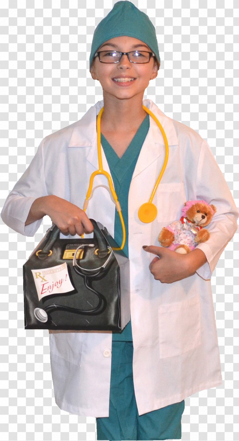 Physician Costume Scrubs Lab Coats Child - Hospital Transparent PNG
