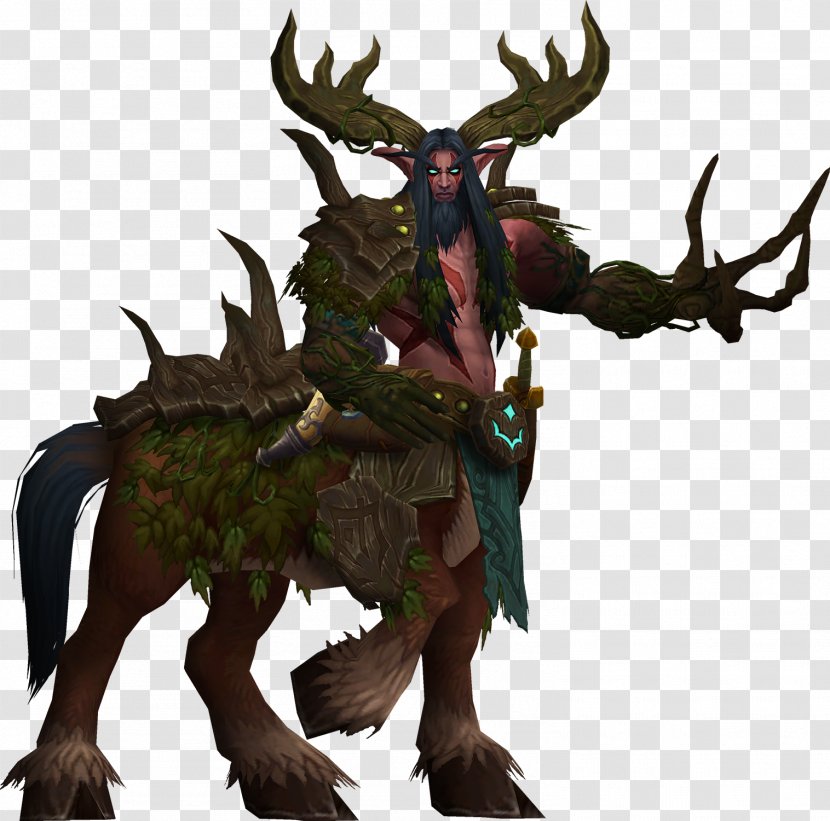 Cenarius World Of Warcraft: The Burning Crusade Warcraft III: Frozen Throne Art - Mythical Creature Transparent PNG