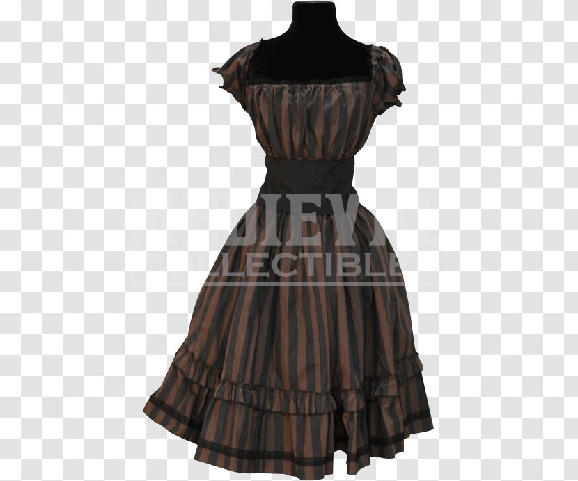 Little Black Dress Steampunk Evening Gown - Shoulder - Renaissance Transparent PNG