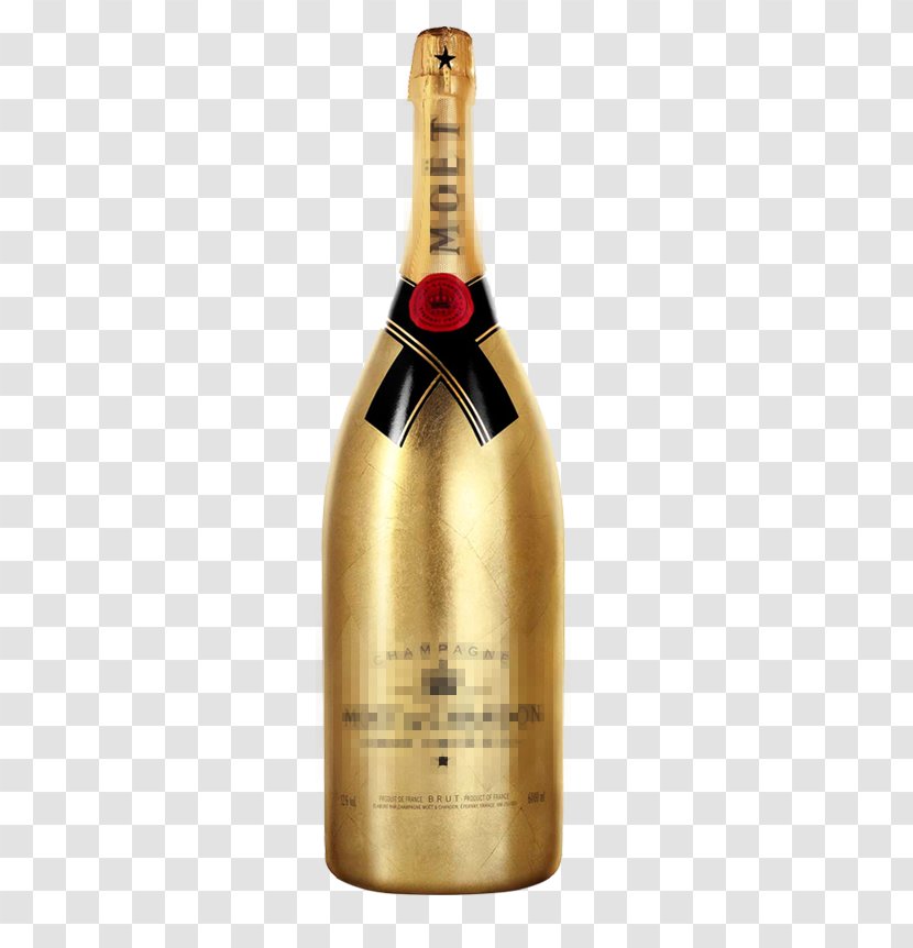 Moet & Chandon Imperial Brut Champagne Sparkling Wine Moxebt - Decorative Design Material Transparent PNG