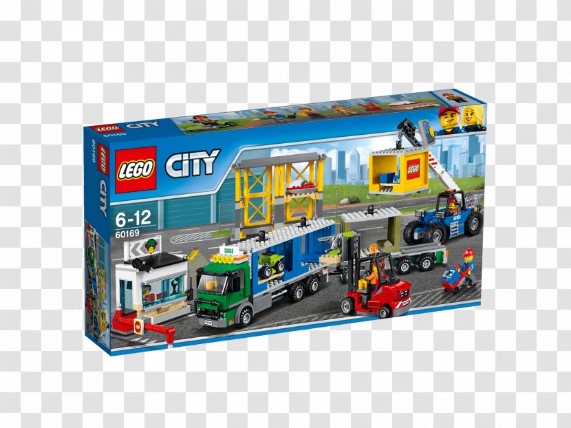 LEGO 60169 City Cargo Terminal Lego Toy 60182 Pickup & Caravan - Minifigure Transparent PNG