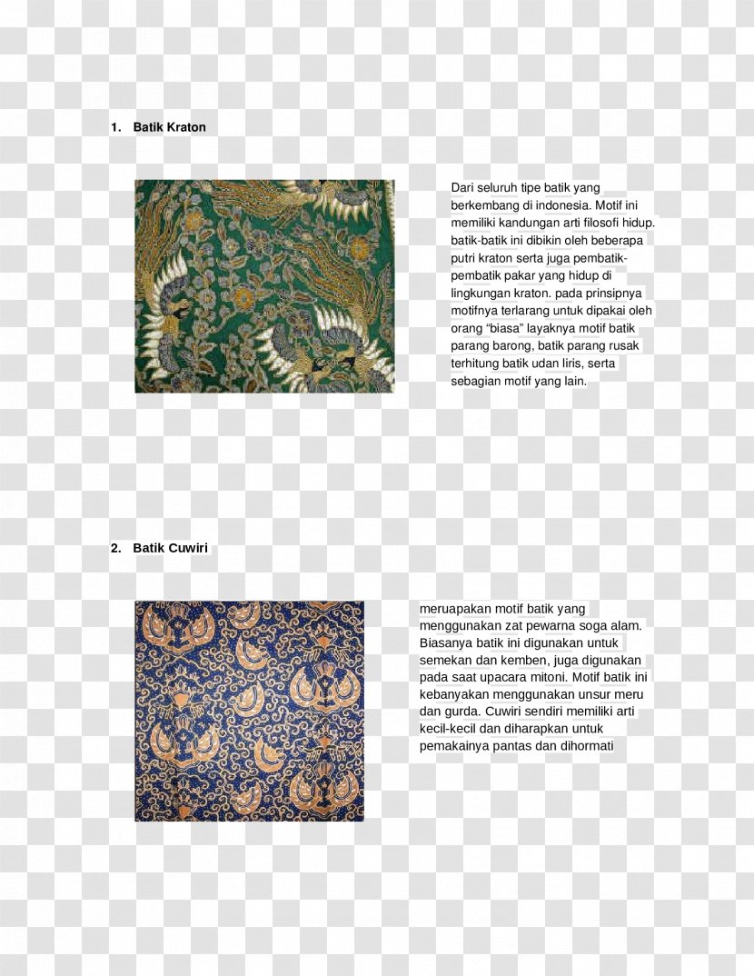 Batik Kraton Toraja Pattern Motif - Rumah Adat Transparent PNG